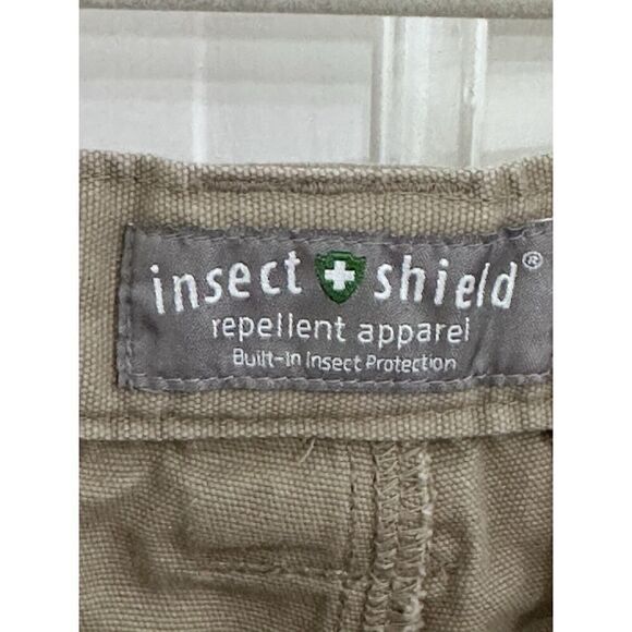 Insect Shield Repellent Men's‎ Khaki Pants Size 40R Hunting Hiking Gorpcore - Picture 3 of 9